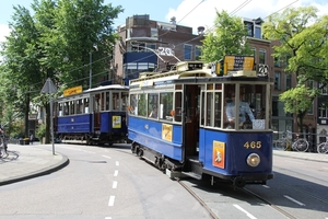 Op rondrit door Amsterdam komen we 465 + 731 tegen in de Roeterss