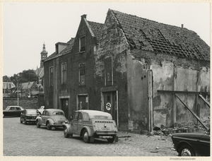 Den Haag. Schedeldoekshaven, hoek Lage Zand. ca.1964