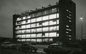 Fruitweg,Fabrieksgebouw van  Philips Telecommunicatie.1962