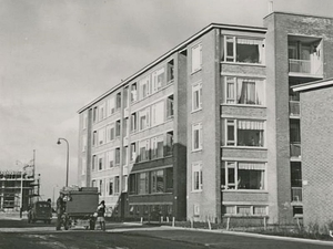 Wolvenrade, voorzijde eindblok richting Marterrade.1959.