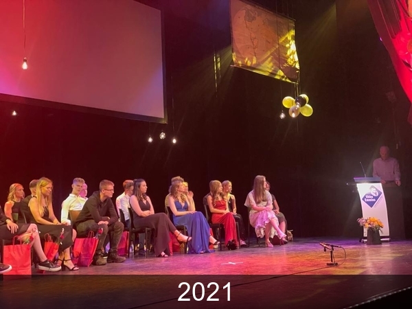 Amber Diploma uitreiking.