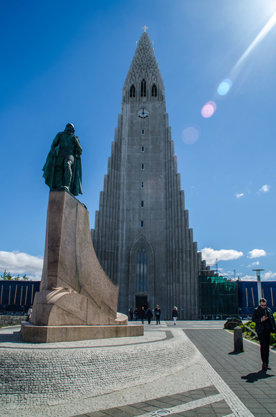 Leifur Eiríksson+Hallgrímskirkja-4