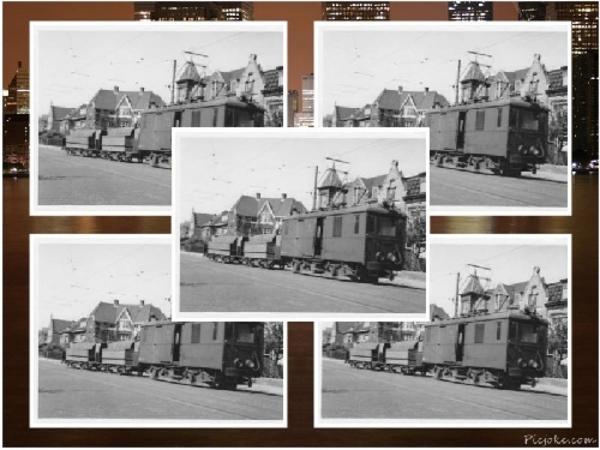 A1002 + H6 + H11. leiden, Rijnsburgerweg. 2 mei 1949.