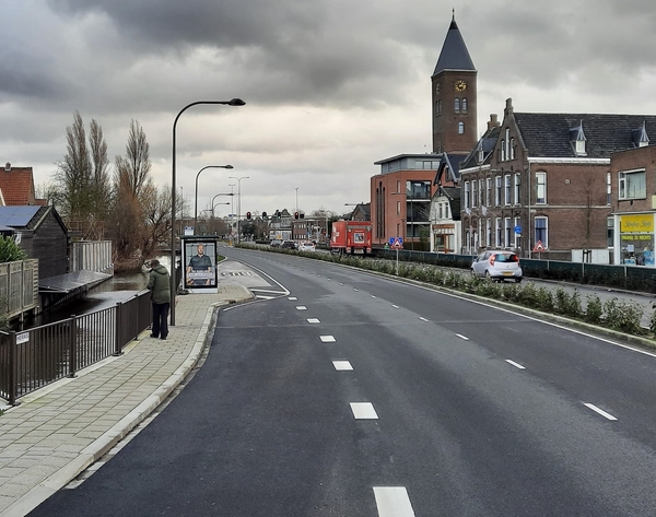 Halfweg 1954  Polanenkade  Dr. Baumannplein.