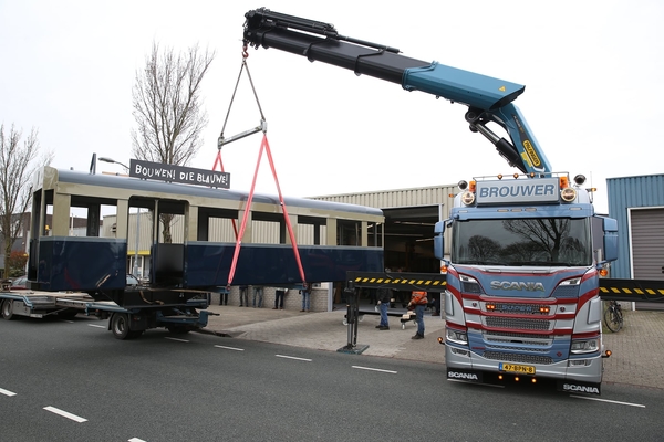 A619 is overgebracht van Winkel naar onze werkplaats in Haarlem.-