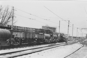 Leiden, remiseterrein. 27 maart 1959.