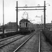 Voorburg Een tram op weg naar Leiden is op de KW laan net van de 