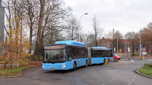 MAN Lion's City G 5245 in Ede. De bus heeft bijna de eindbestemmi