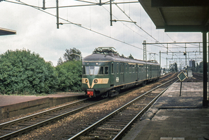 NS Mat. 46 tweetje. Den Haag Laan van NO omstreeks 1979