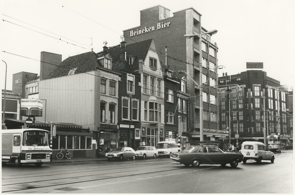 Spui, overzicht van de Gedempte Gracht (links) tot en met het Haa