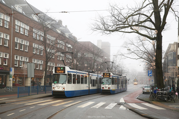 een ontmoeting in de Beethovenstraat tussen twee toekomstige muse