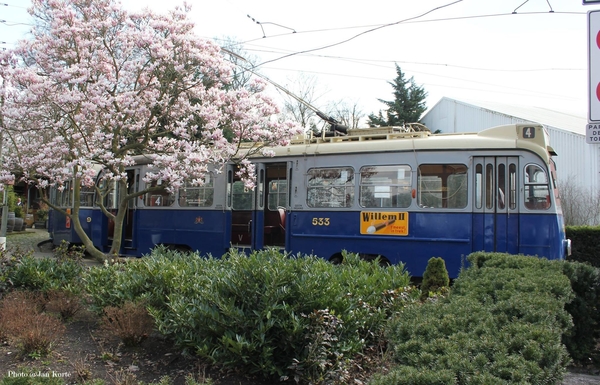 Museumtram 533 + 987 GVB Haarlemmermeerstation