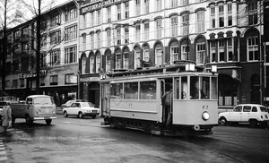 Toen de P7 nog in GVB dienst was. Bilderdijkstraat jan 1970