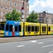 GVB 2101 is dorstopwekkend bezig op het Victorieplein.04-07-2021