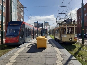 5 april 2021, Nootdorp eindpunt bij winkelcentrum De Parade met l