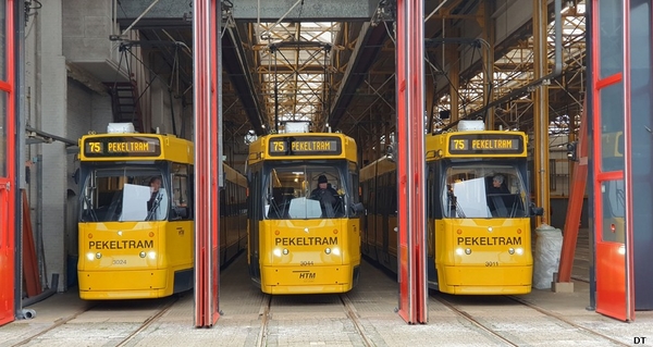 Haagse pekeltrams ingezet vanwege verwachte sneeuwval    (16 janu