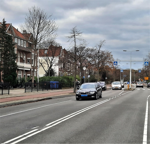 Rijnsburgerweg  Leiden21 mei 1956.