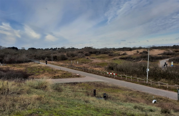 Zandvoort Na de opheffing van de tram, heeft het baanlichaam er h