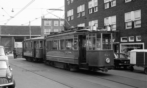 april 1971, museumwagen 464 met bijwagen 721.