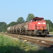 DBC 6416 met keteltrein komt binnen op station Delfzijl. 14-9-202