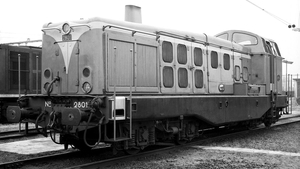 De NS 2801 in maart 1963