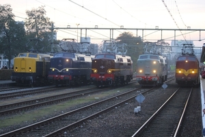 In Apeldoorn.... in het laatste licht! 1211, 1202, 1218, 1201 en 