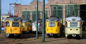 12 maart 2016 Den Haag. HTM 1210, 1165, 1302 en 1304 in het Haags