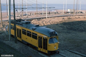 Eindpunt lijn 11, Strandweg.26 januari 1989