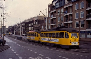 Op zaterdag 12 januari 1991 reden op lijn 1 de koppelstellen 1323