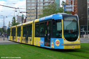 05-07-2021 Delftseplein en Coolsingel, emr.2108 lijn 23.-2