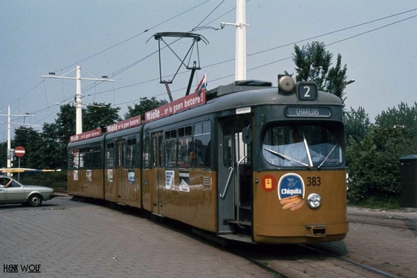 383 In Rotterdam Zuid wordt afscheid genomen van de Allan trams