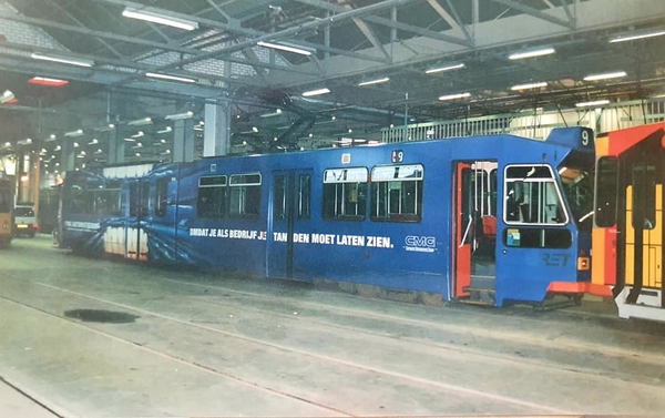 In 1992  in de remise Kralingen van de 814 toen er nog volop ZGTs