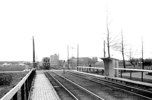 RTM Halte Pendrecht te Rotterdam-Zuid 09-03-1965.