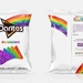 Chips in alle kleuren van de regenboog. Mooi.