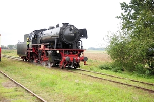 Stoomloc 23 058 Op bezoek bij Museumspoorlijn STAR Station Mussel