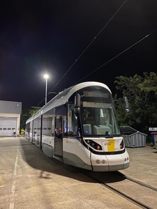 Kusttram België Eerste levering van een bestelling van meer dan 