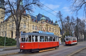 wordt er afscheid genomen van het meterspoor in de Tsjechische st