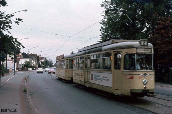 77 Bremerhaven heeft ooit een tram gehad. In 1982 werd door het V