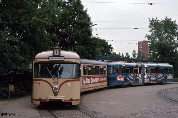 84 Bremerhaven heeft ooit een tram gehad. In 1982 werd door het V