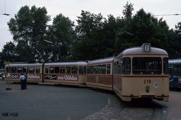 218 Bremerhaven heeft ooit een tram gehad. In 1982 werd door het 