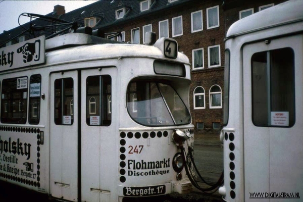 De tram in Kiel staat op de nominatie om opgeheven te worden. 06-