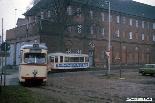 De tram in Kiel staat op de nominatie om opgeheven te worden. 06-
