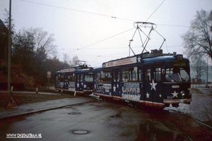 De tram in Kiel staat op de nominatie om opgeheven te worden. 06-