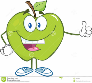 green-apple-cartoon-character-holding-thumb-up-smiling-32230475
