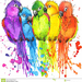 funny-colorful-parrots-watercolor-splash-textured-background-fash