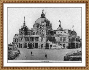 Scheveningen 1892 Het Seinpostcomplex gezien vanaf het Seinpostdu