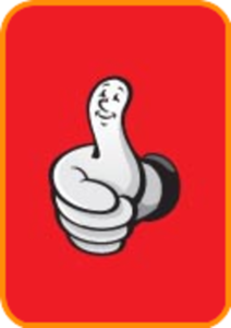 Kaart-voor-positiviteit-rood