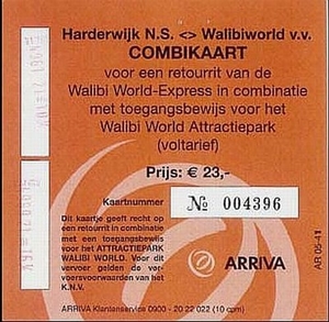 Arriva Combikaart 23 Euro