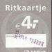 Arriva Ritkaartje 4.00 Euro