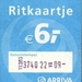 Arriva Ritkaartje 6.00 Euro